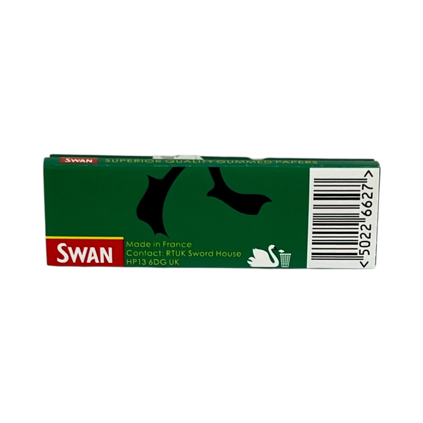 Swan Green Regular Rolling Papers – Medium Weight Cut Corners | 50 Leaves