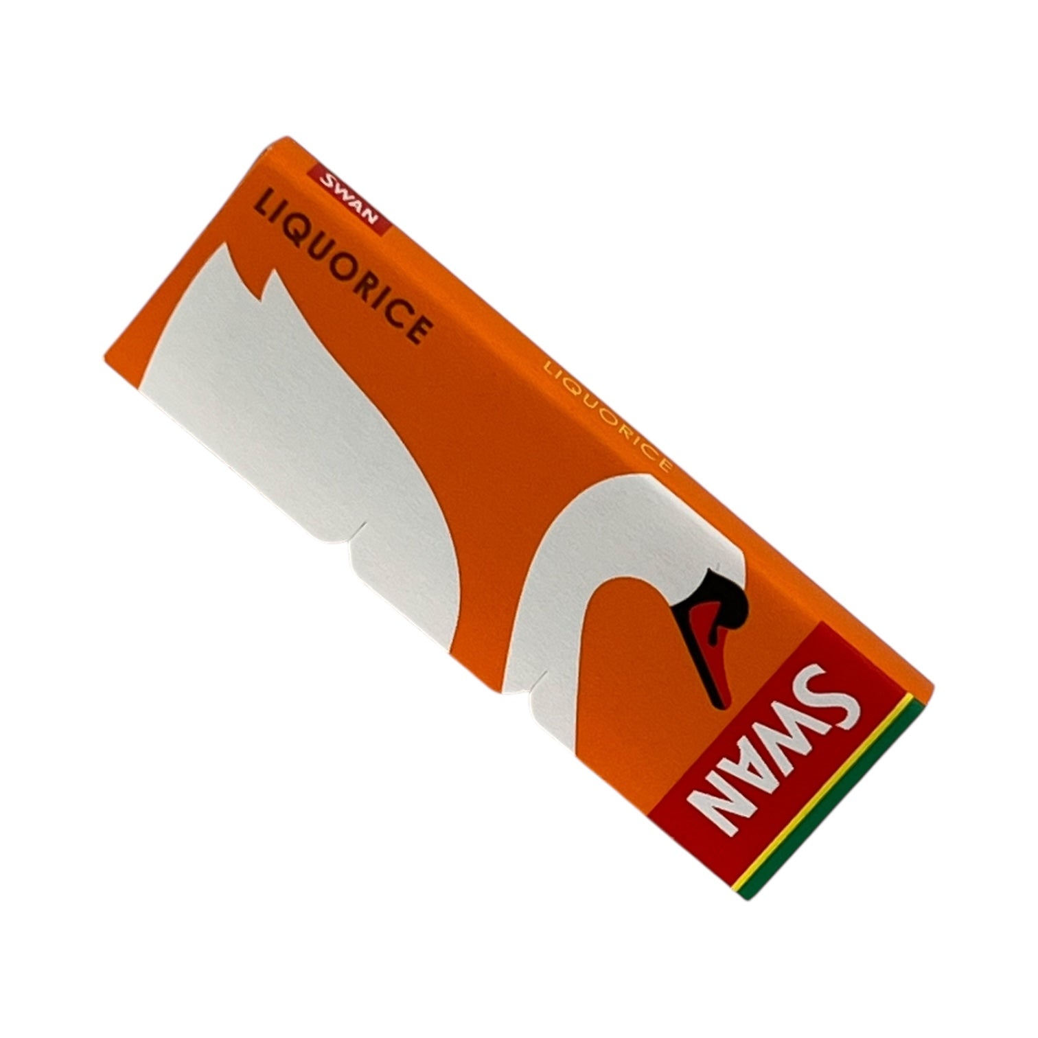 Swan liquorice packaging on a white background