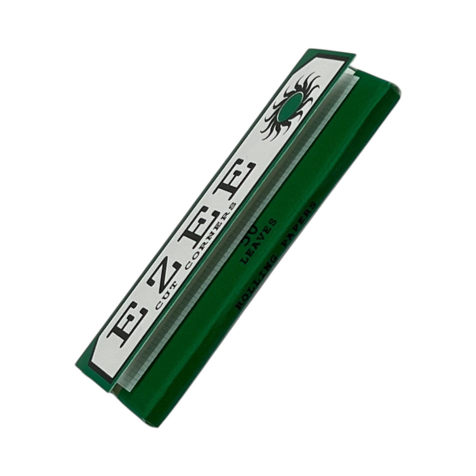 Ezee Green Rolling Papers - Regular Size - Cut Corners. 