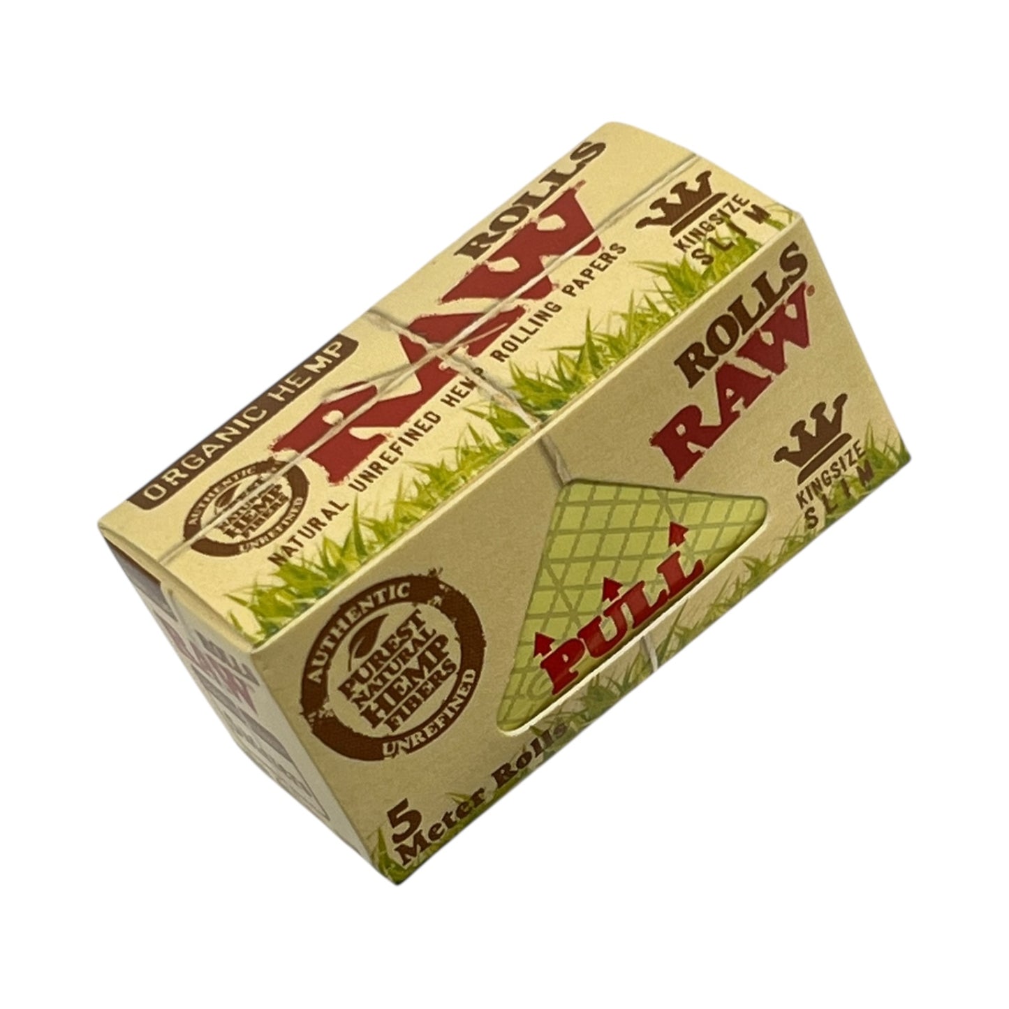 RAW Organic Hemp 5m King Size Slim Rolling Paper Roll – Unbleached & Organic