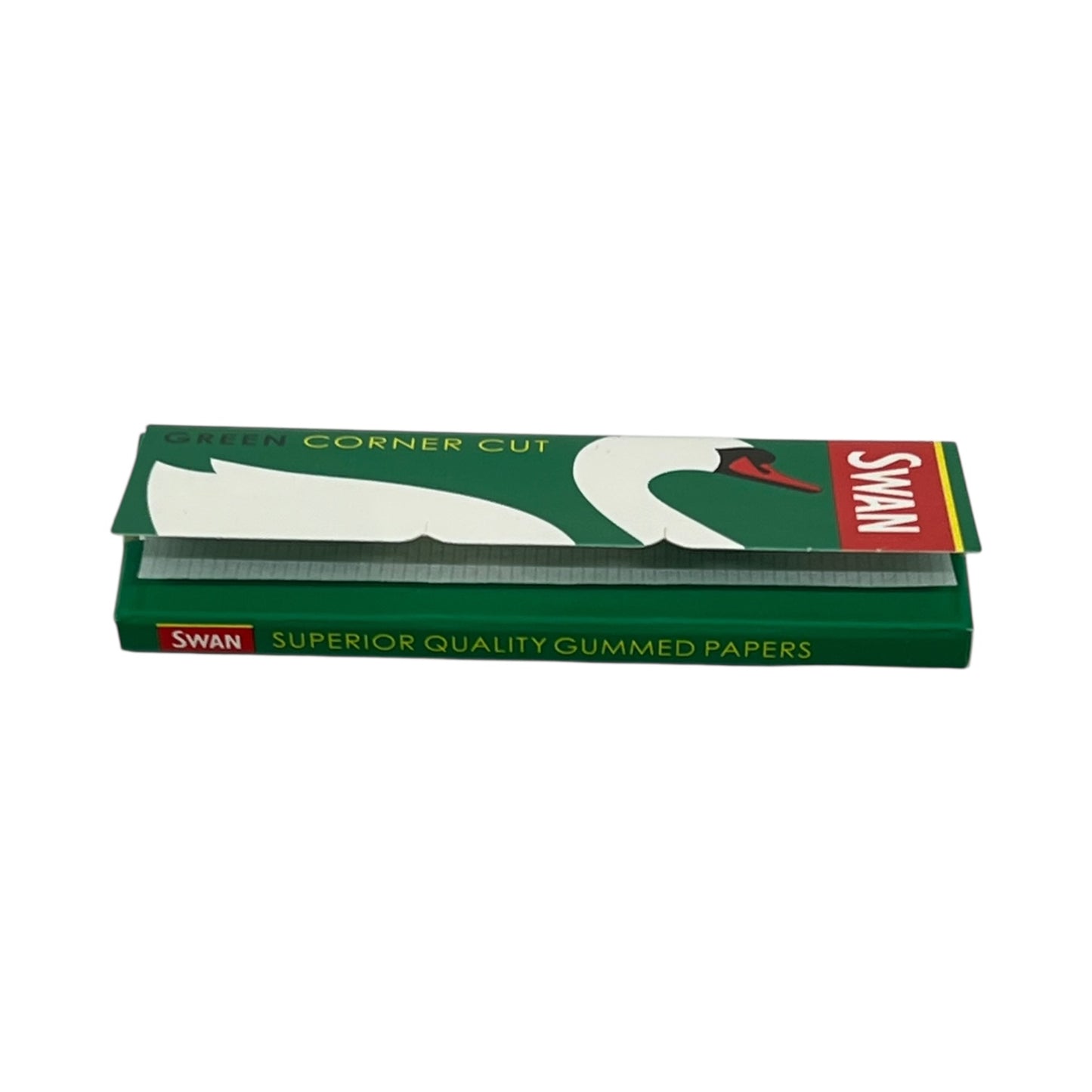 Swan Green Regular Rolling Papers – Medium Weight Cut Corners | 50 Leaves